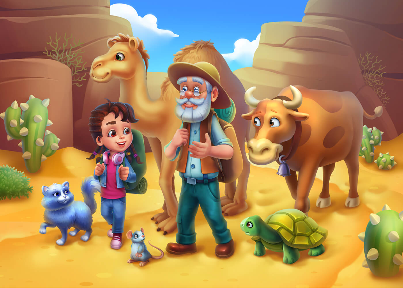 2D HD Illustration Artwork