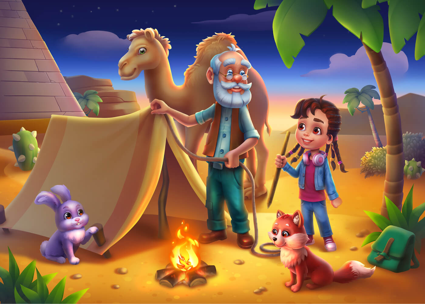 2D HD Illustration Artwork
