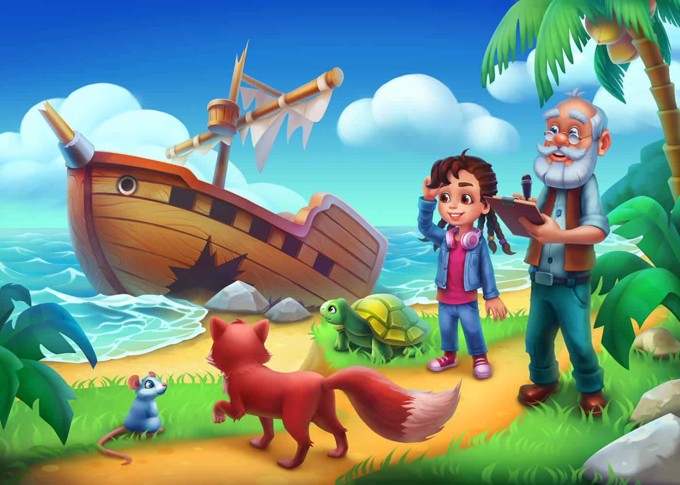 2D HD Illustration Artwork