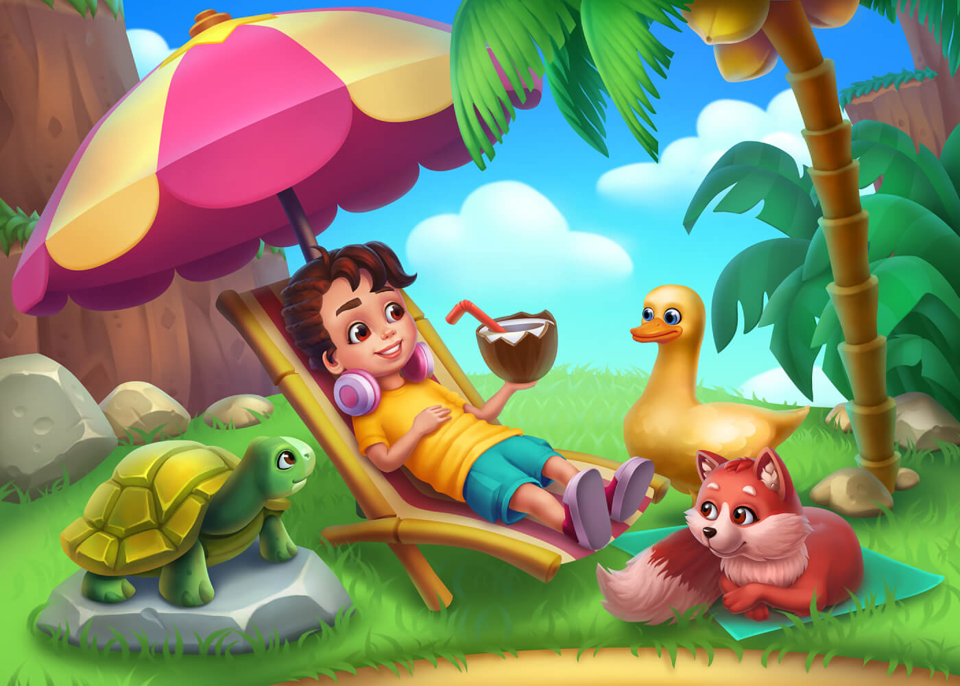 2D HD Illustration Artwork