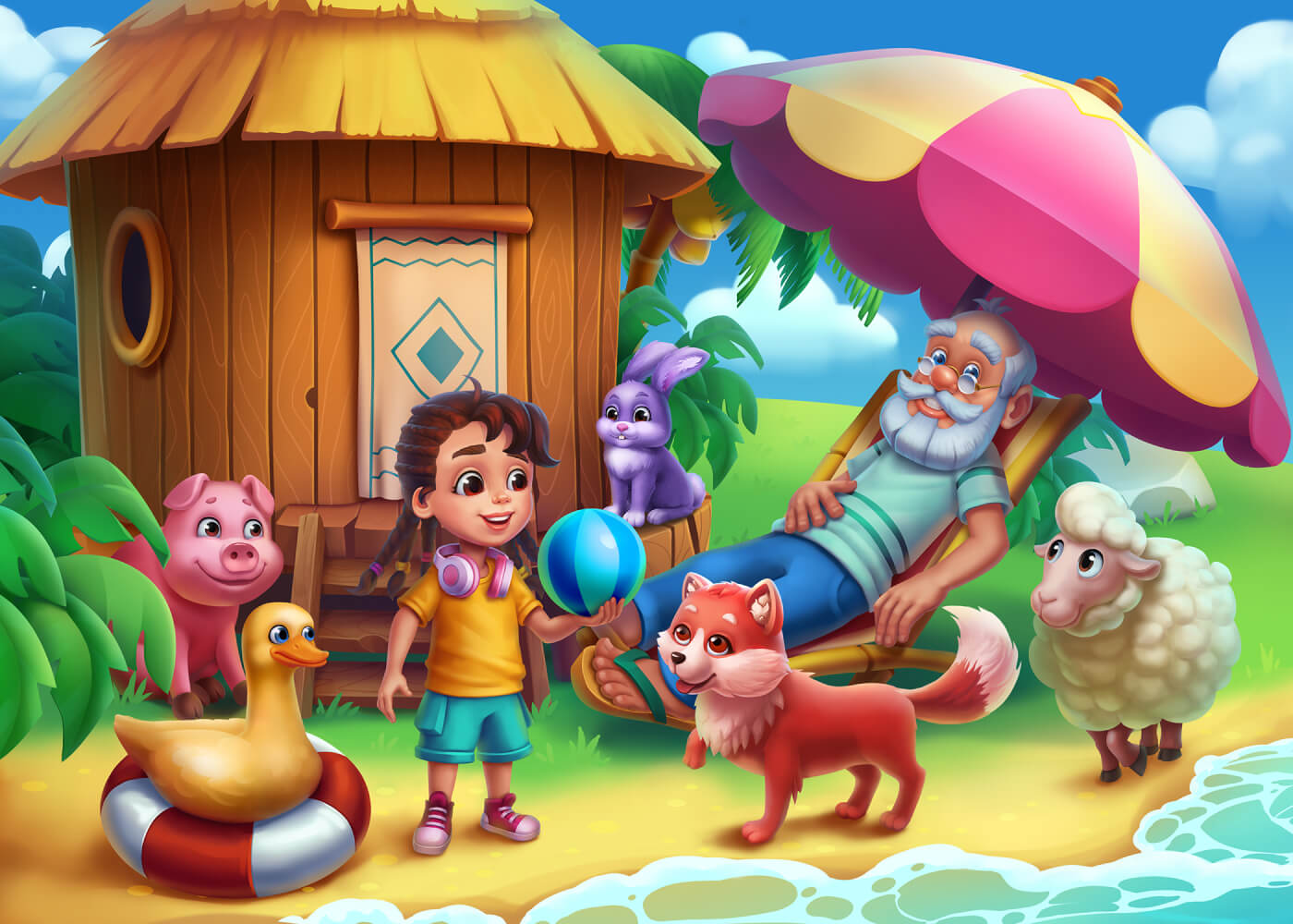 2D HD Illustration Artwork