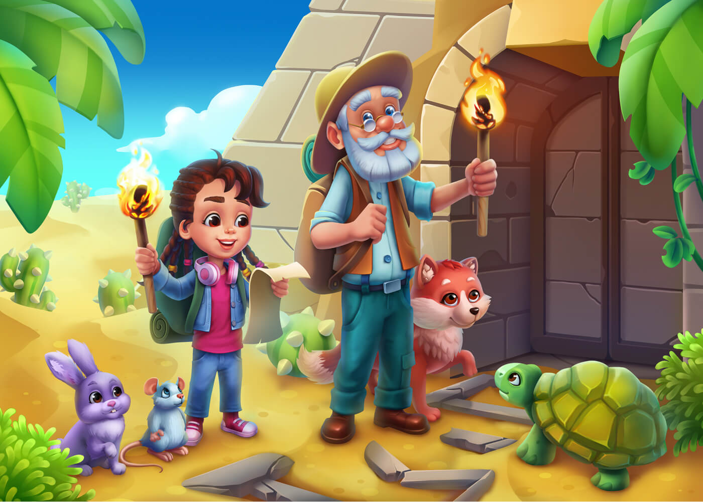 2D HD Illustration Artwork