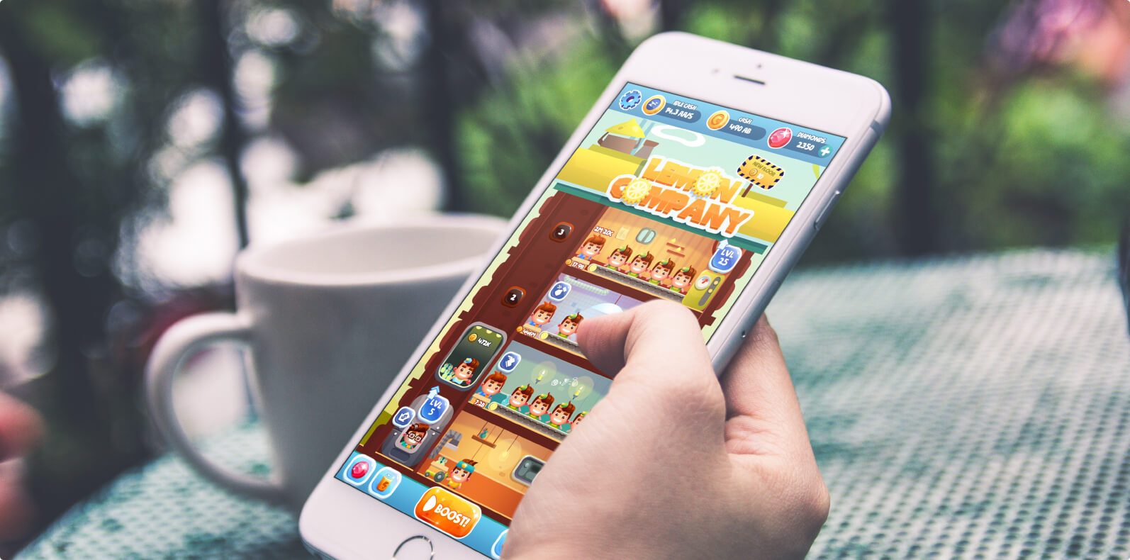 Classic mobile idle game development