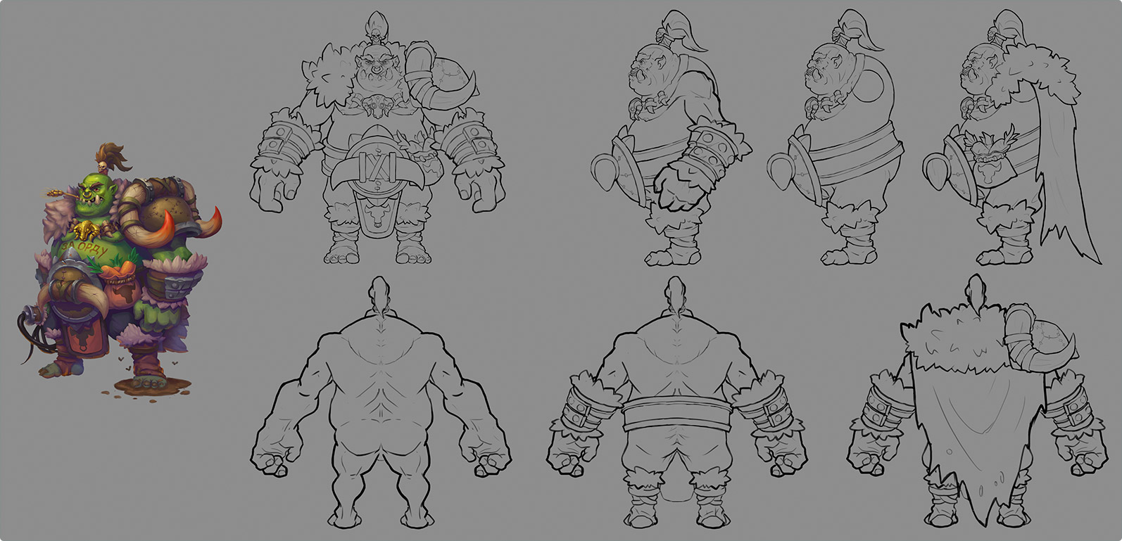 Orc Game character creation