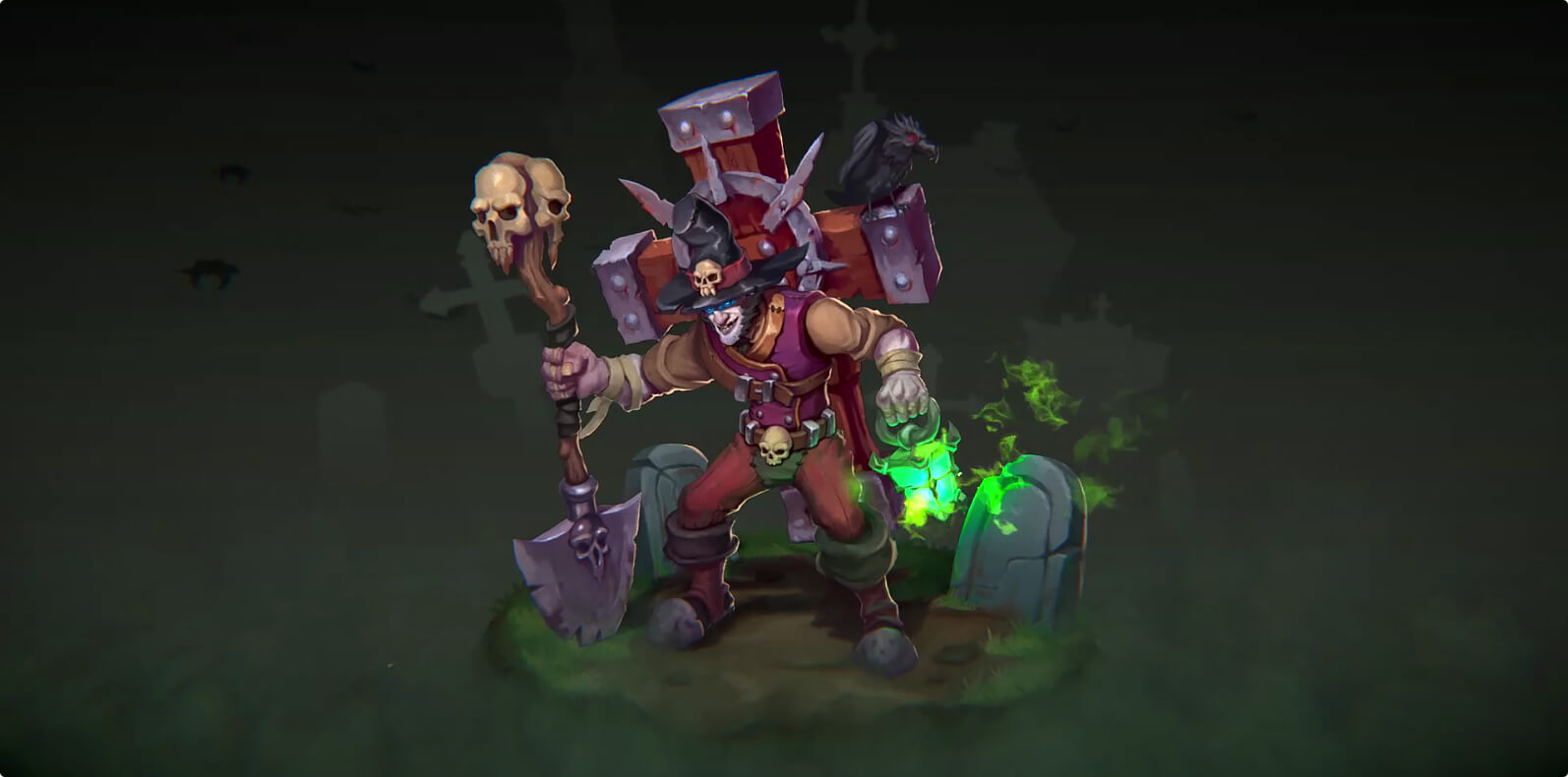 Mortician - graveyard keeper concept art design