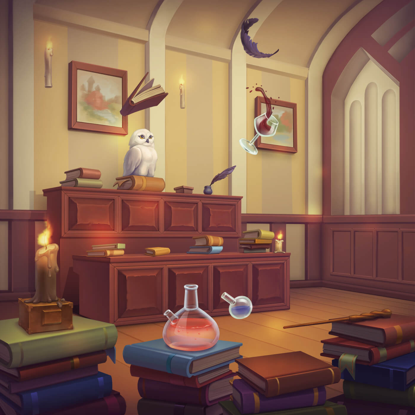 2D Backgrounds Artwork