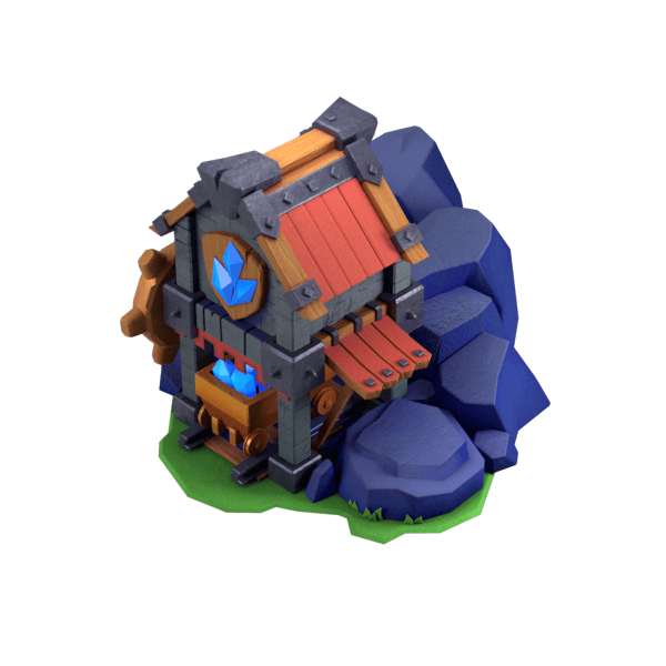 3D Buildings Artwork in Casual Style